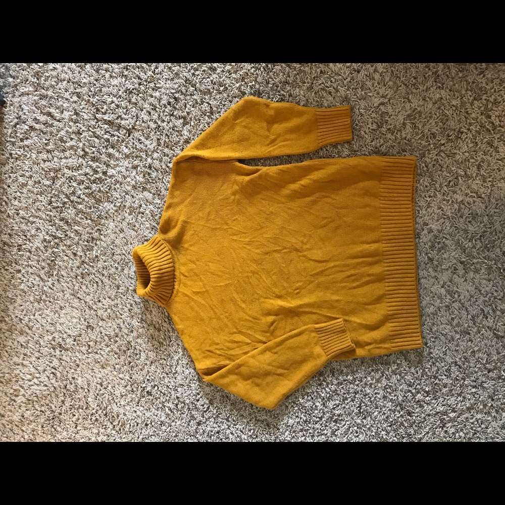 Mustard yellow turtle neck